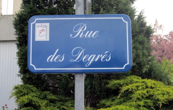 Panneau de rue en aluminium Lacroix City