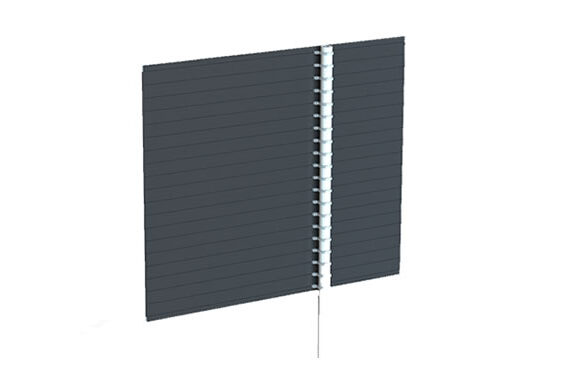 Panneau à lattes renforcée