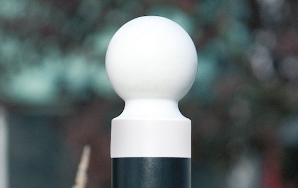 Potelet acier boule par Lacroix City