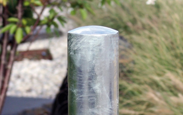 Potelet acier galvanisé à tête bombée