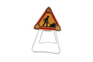 Signalisation temporaire lumax panneau triangle travaux